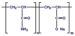 Химическая структура полиакриламида: 